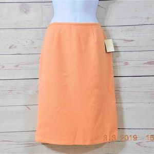 Liz Claiborne Pencil Skirt, Salmon, Size 4